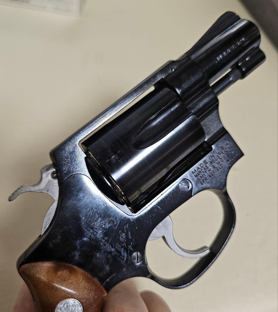 タナカ S&W Model 36 ガスガン スティールジュピターフィニッシュ仕様