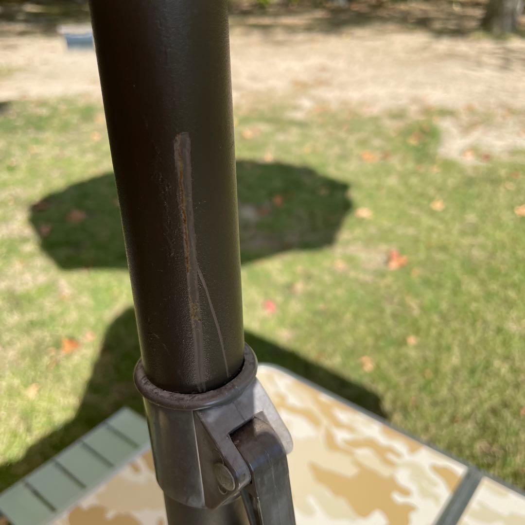 アルミピクニックテーブルセット（未使用）＋パラソル（used）