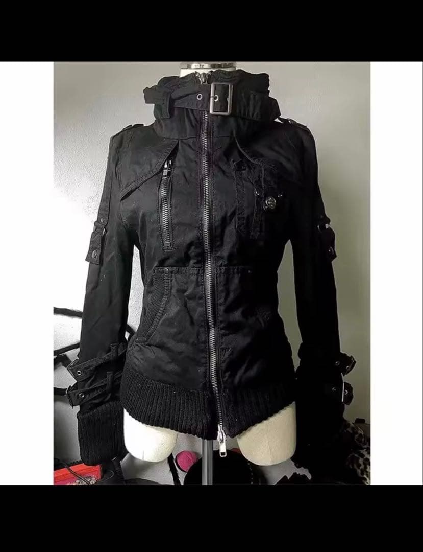 y2k archive military jacket 00s v系grunge - メルカリ