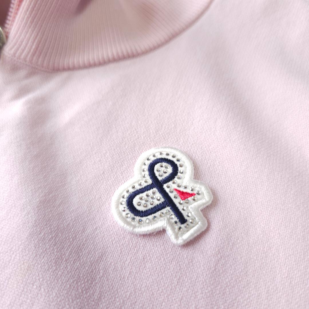 【アンパスィ】2023年 人気ロゴ×ラバーロゴ 長袖ゴルフブルゾンジャケットL