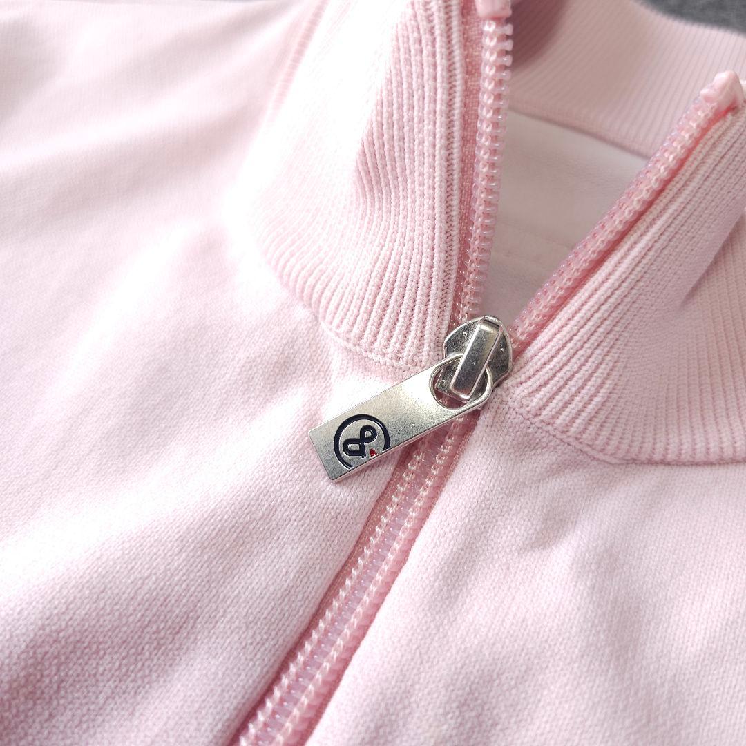 【アンパスィ】2023年 人気ロゴ×ラバーロゴ 長袖ゴルフブルゾンジャケットL