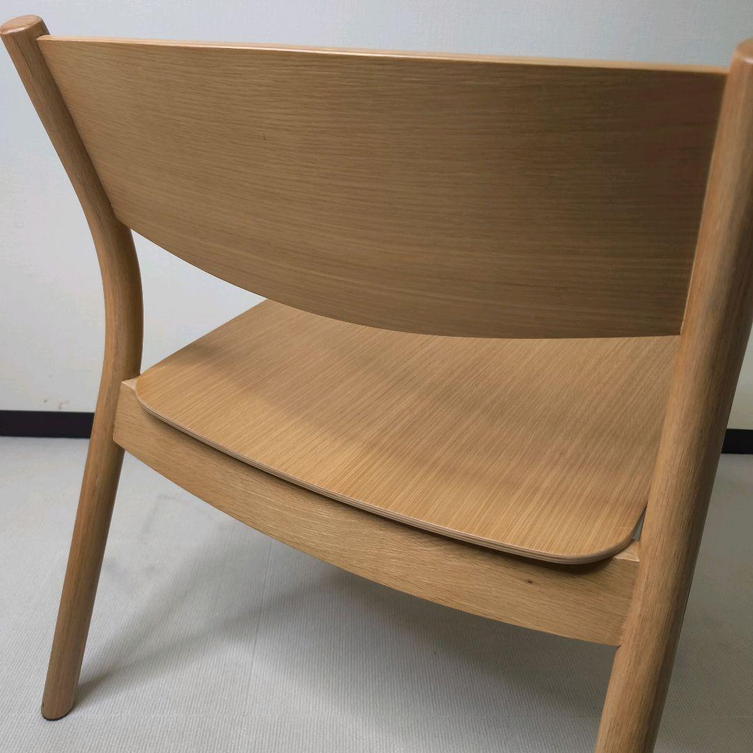 無印良品　オーク材ラウンジチェア　MUJI