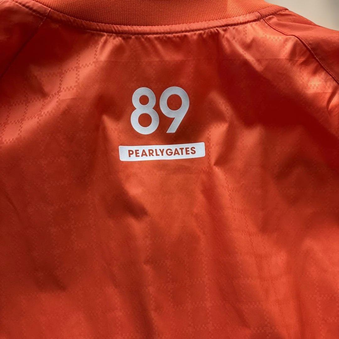 【美品】PEARLY GATES フルジップアウター　オレンジ