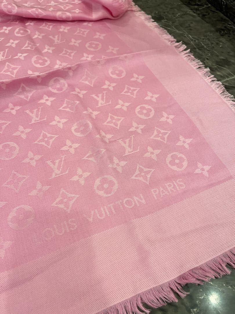 LOUIS VUITTON♡ピンク モノグラム ストール ショール