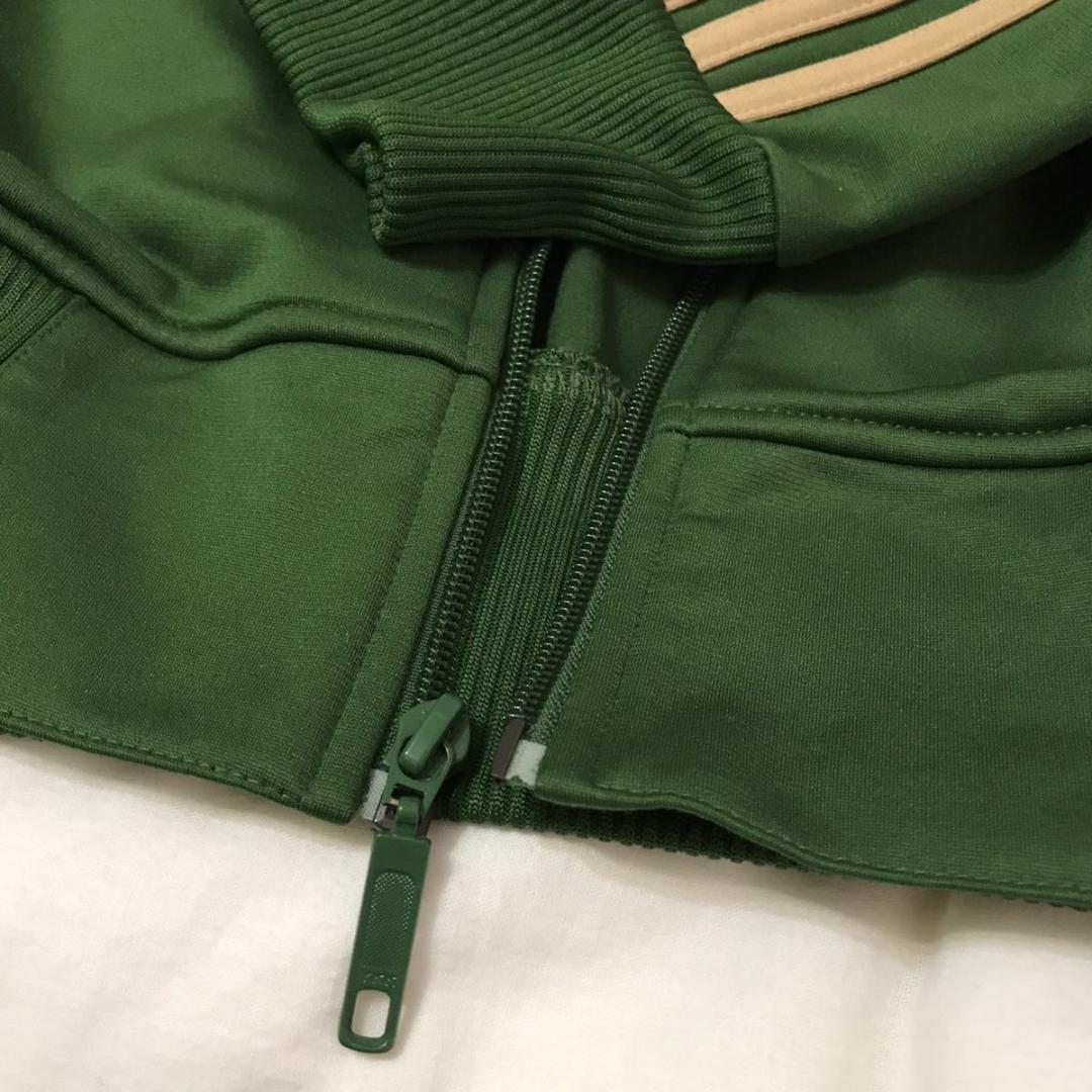 レア物！アディダス☆ビンテージ☆ ジャージ☆グリーンxベージュ☆L