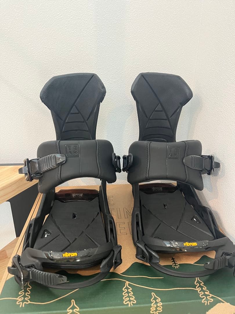 NITRO binding/TEAM/ブラック/ビンディング　21-22Mサイズ