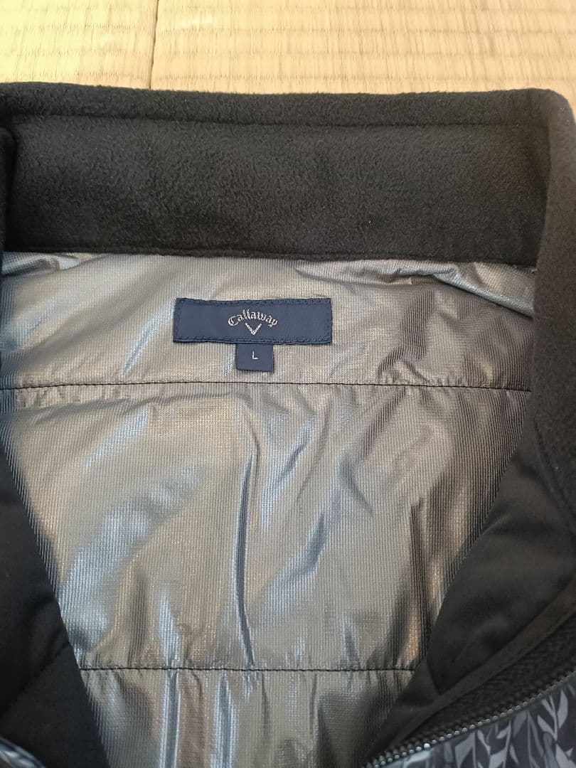 w*u様 【新品】Callaway ゴルフジャケット Lサイズ 黒/グレー