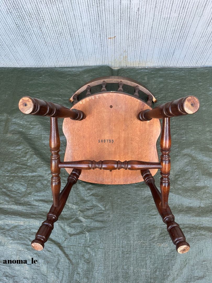 【ダイニングチェア】1飛騨産業　キツツキ　スティックバックチェア　ヴィンテージ◎