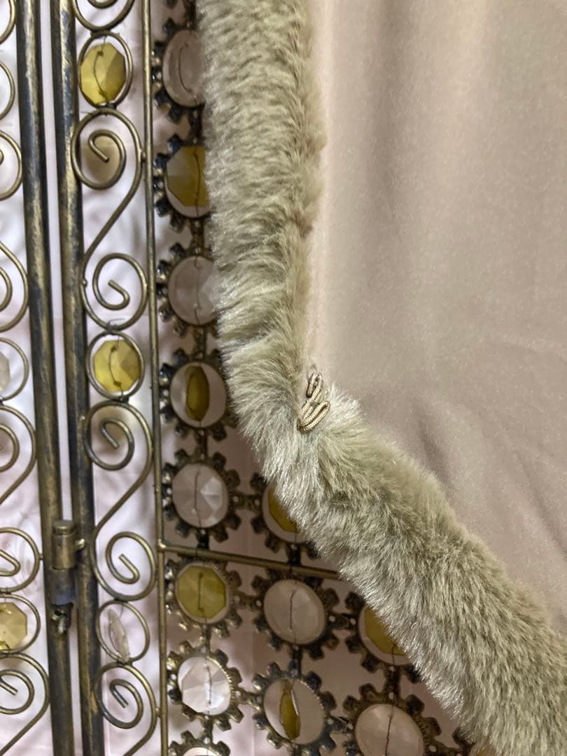 ケープ　タグ付き　JENNE リッチボリュームファーケープ　ポンチョ