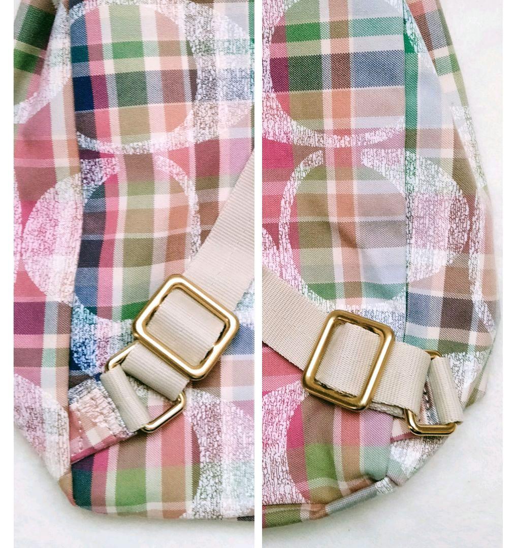 【希少美品】 コーチ シグネチャー リュック ポピー マドラス COACH