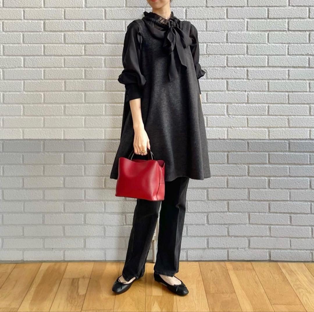 dahl´ia ミニワンピース ダークグレーの通販はau PAY マーケット