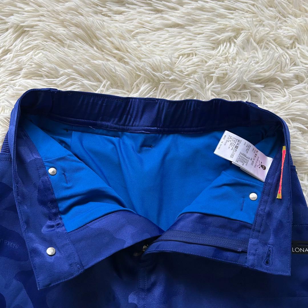 新品同様 マークアンドロナ スカート キュロット スカル刺繍 レザーロゴ