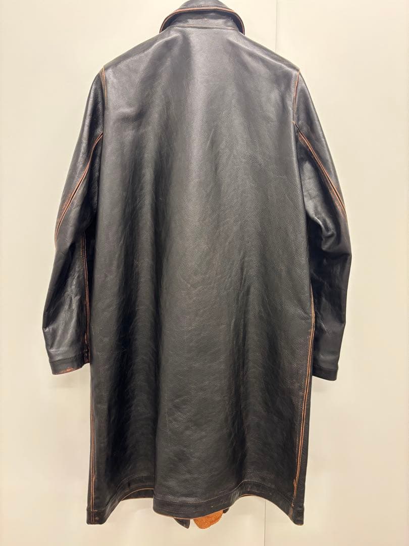 ［ゲリラセール今週末まで］ヤバイ革のコート　KAPITAL 焦茶色