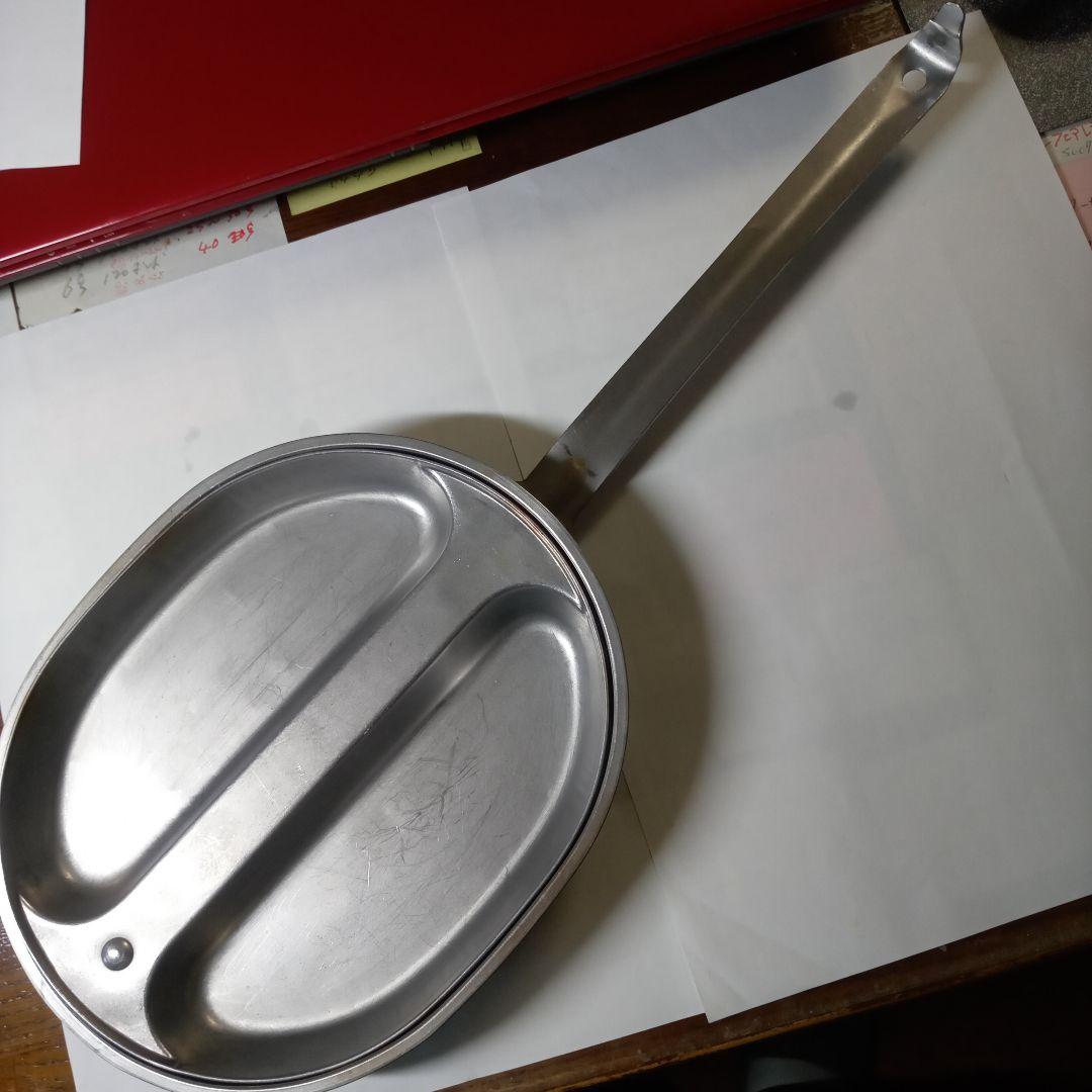 U.S. 1963年製 米軍スキレットパンセットスプーン。フォーク。ナイフ付き