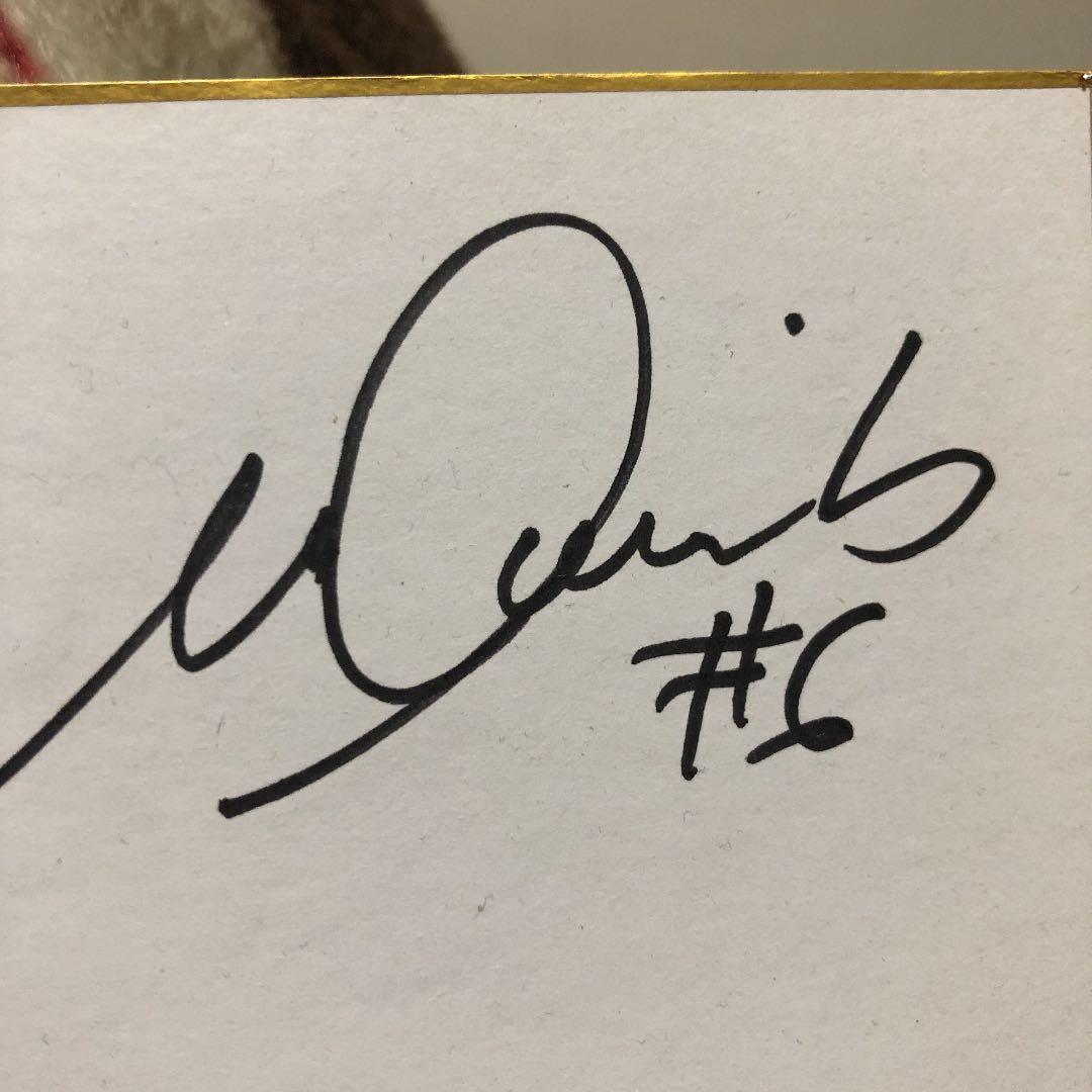 日本代表のラガーマンの9人の選手のサインです！