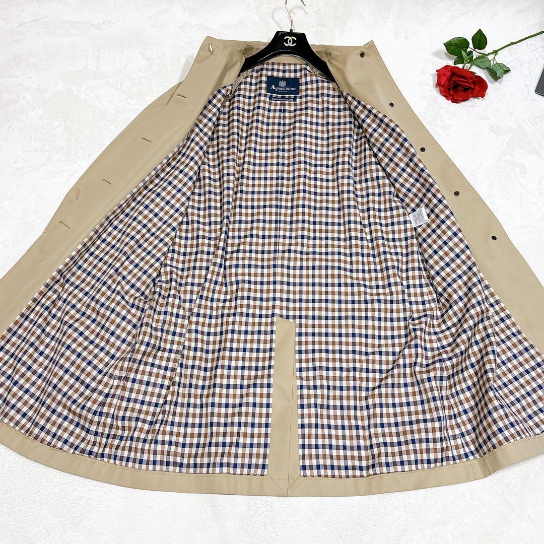 未使用✨　アクアスキュータム MADE IN U.K ステンカラーコート　現行品