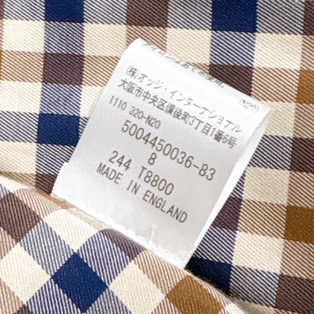 未使用✨　アクアスキュータム MADE IN U.K ステンカラーコート　現行品