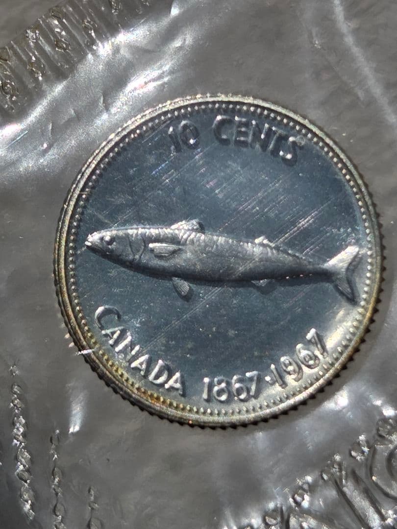 プルーフライク) カナダ連邦 建国100周年記念 コインセット 1967