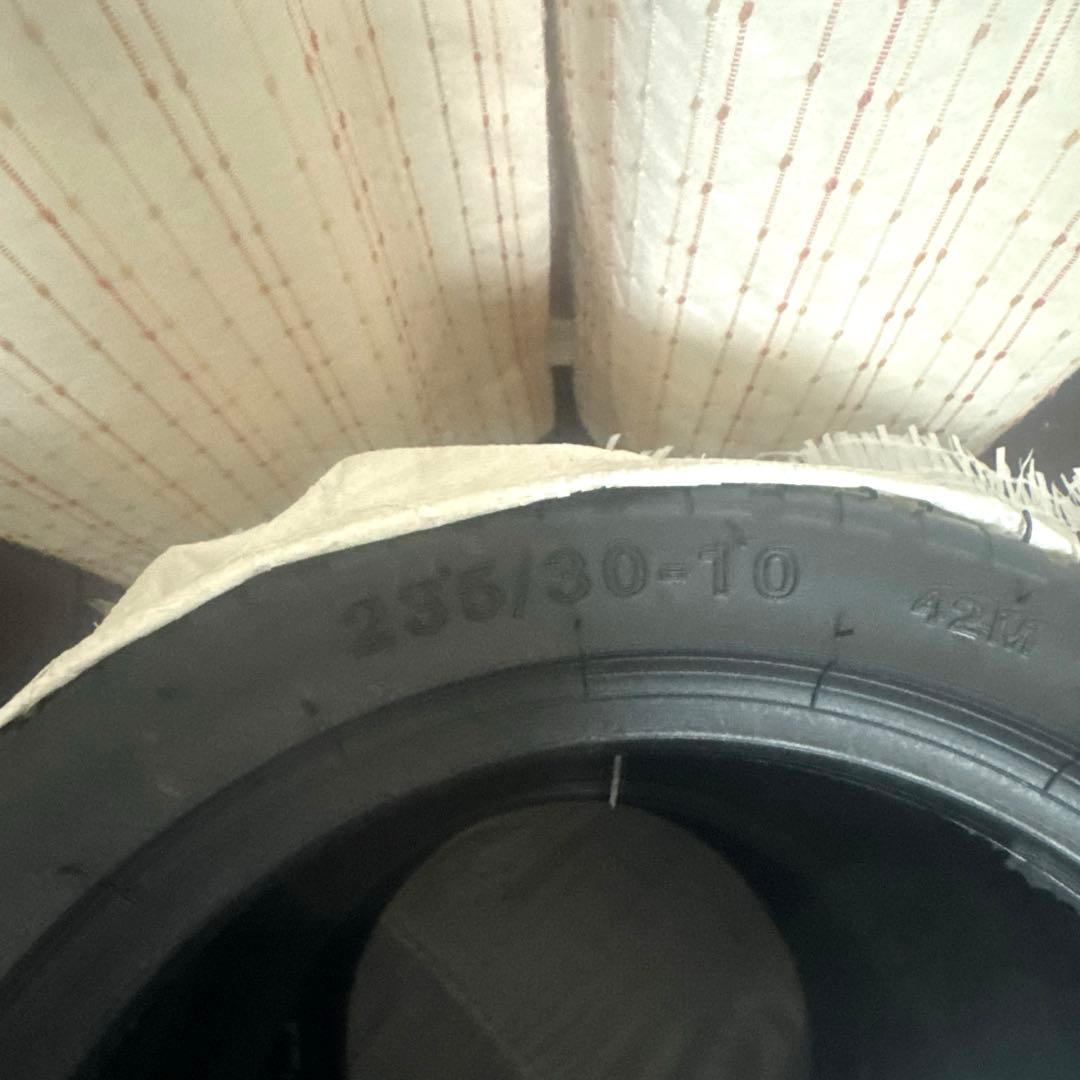 【新品未使用】ジャイロキャノピー用タイヤ 2本セット ミニカー登録に最適！