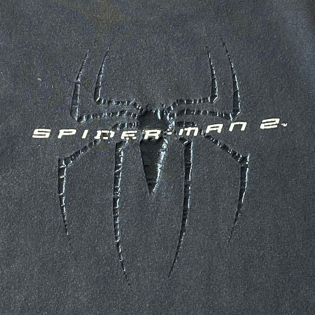 ［フェード］00s Spyder-Man2”スパイダーマン”ムービーTシャツ