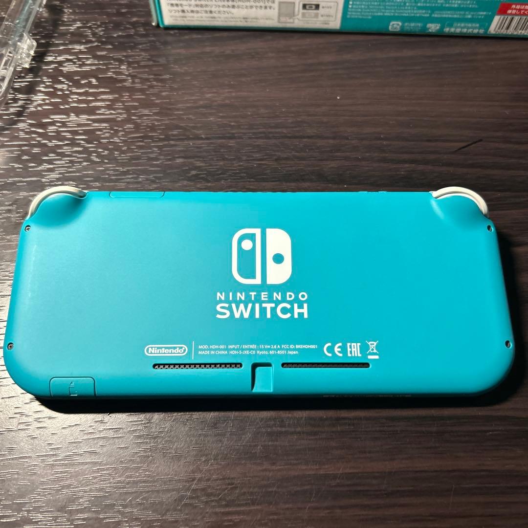 Nintendo Switch Lite ターコイズ 本体 クリアケース付き