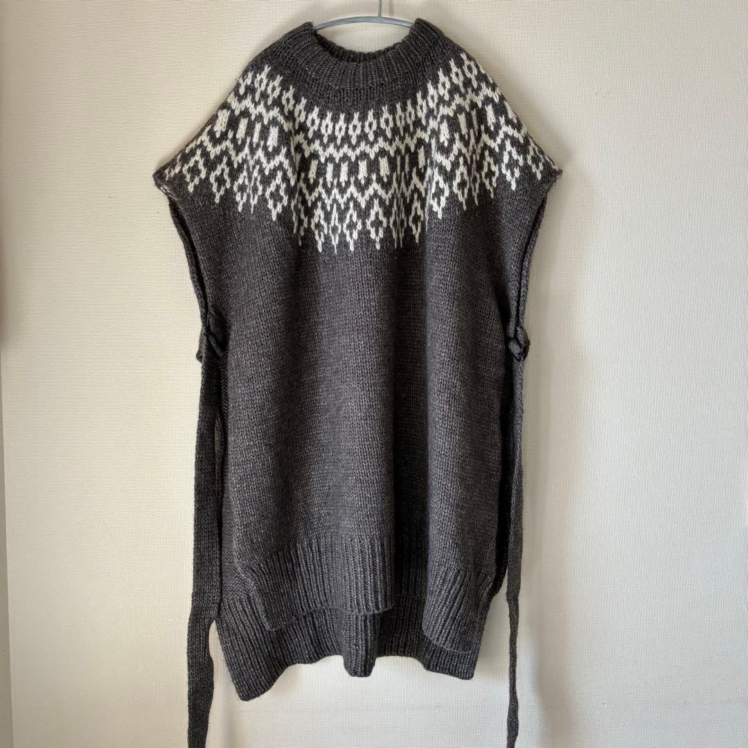 ハイクHYKEニットポンチョベスト