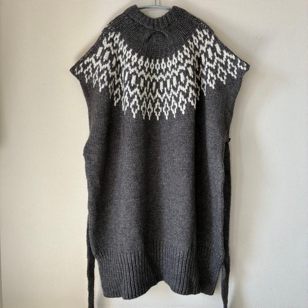 ハイクHYKEニットポンチョベスト