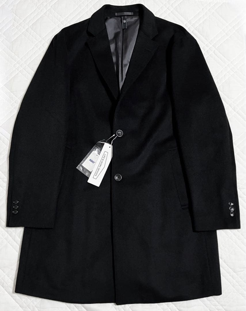 新品 タグ付き LIFE&WORK DESIGN コート チェスター ブラック