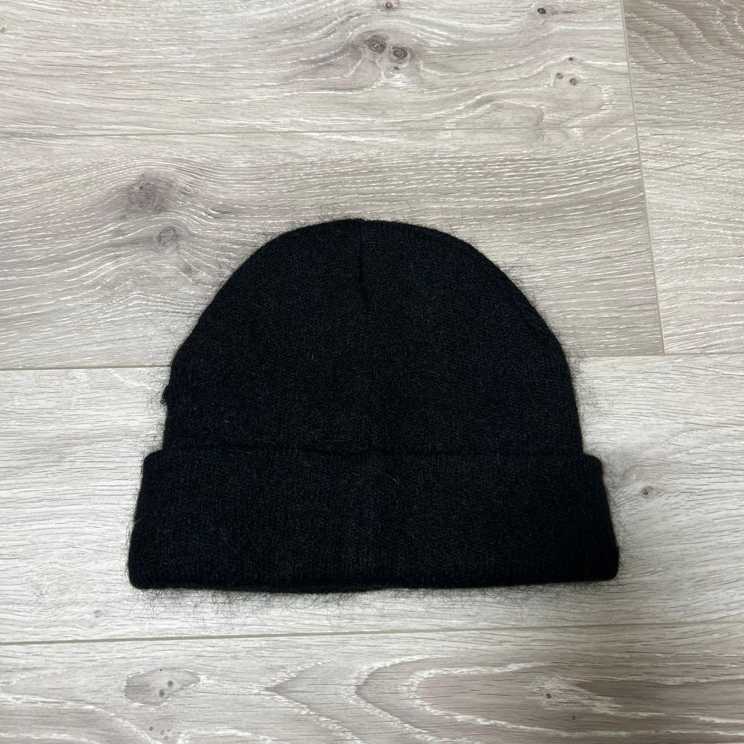 Supreme モヘアブラック ニット帽