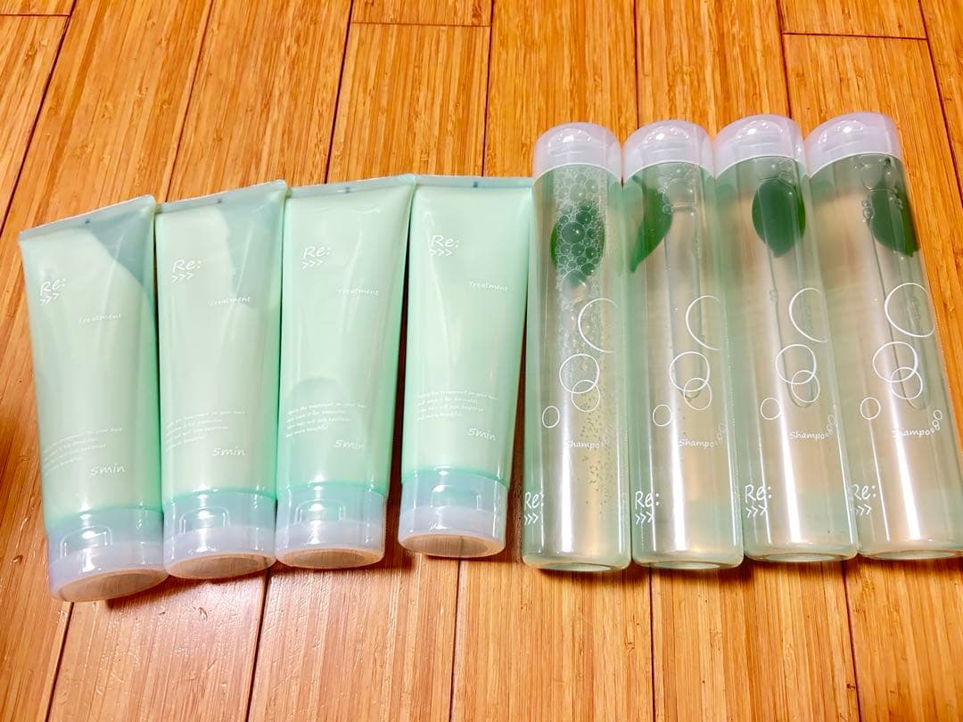 4セット★株主優待 アジュバン シャンプー・トリートメント セット Re: Re: アジュバン セット（リ シャンプー）Re: シャンプー300ml