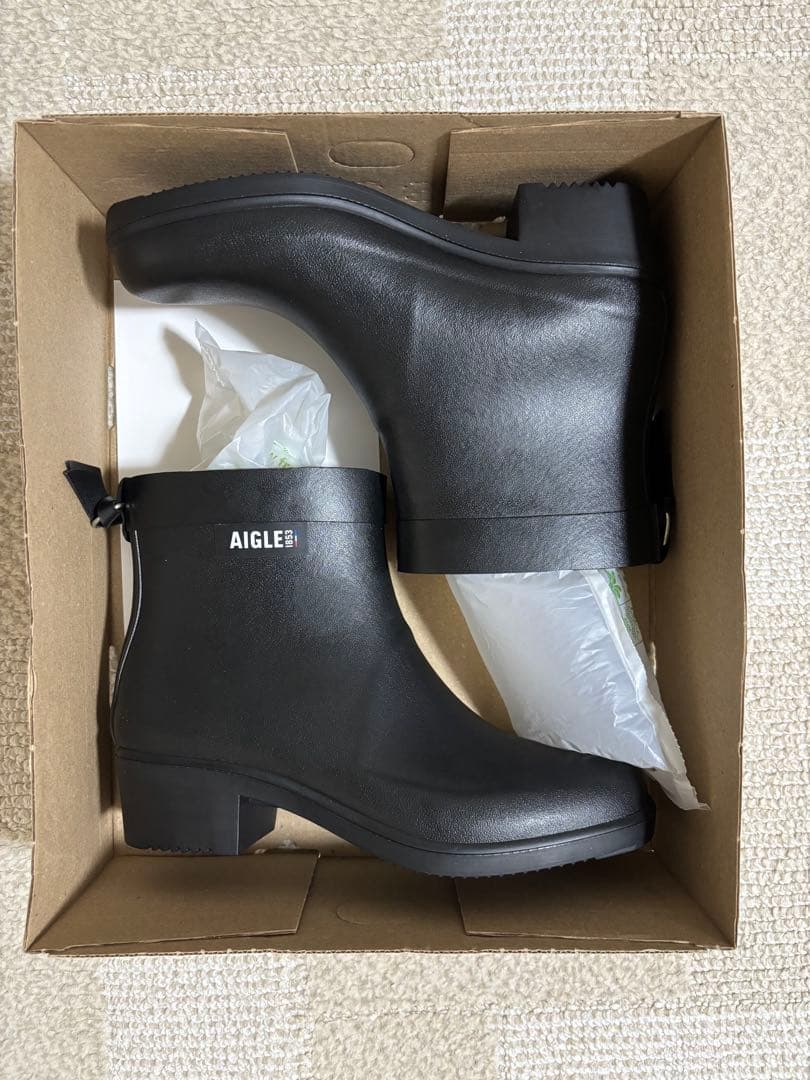 【新品】ミリカ ボッティロン ラバーブーツ　38　エーグル　AIGLE