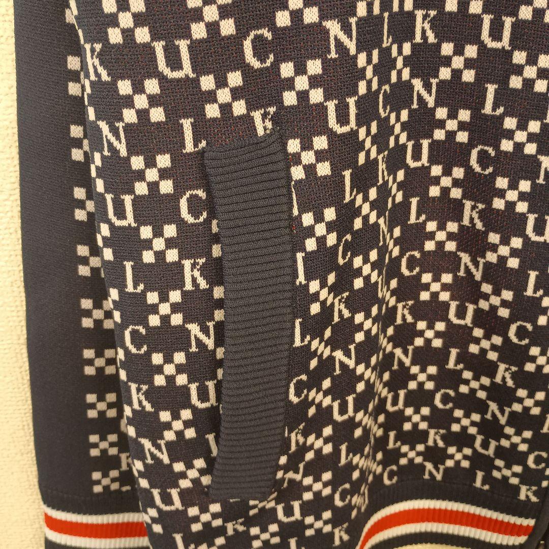 24AW CLUNK ジャガードニット ジャケット ゴルフウエア クランク