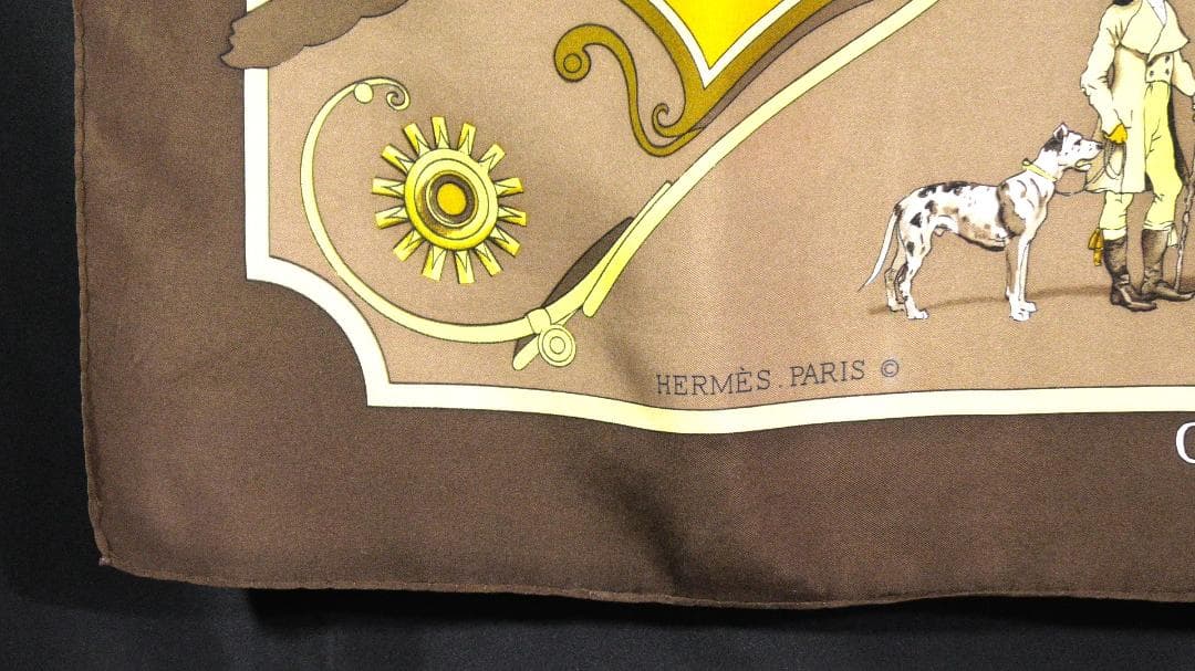 HERMES エルメス　大判スカーフ　カレ90　 D450