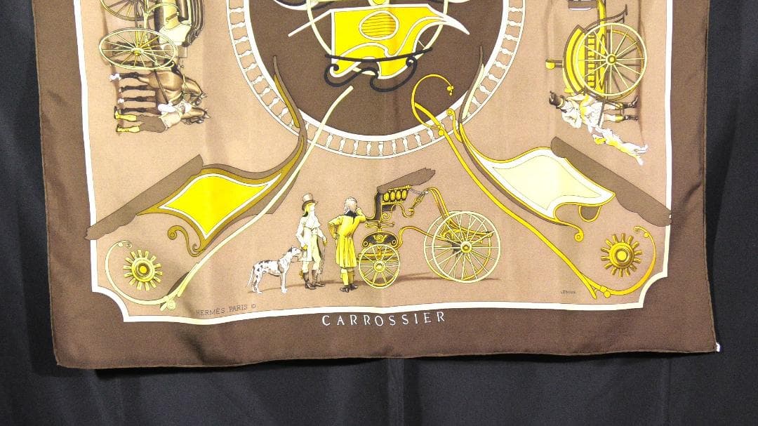 HERMES エルメス　大判スカーフ　カレ90　 D450