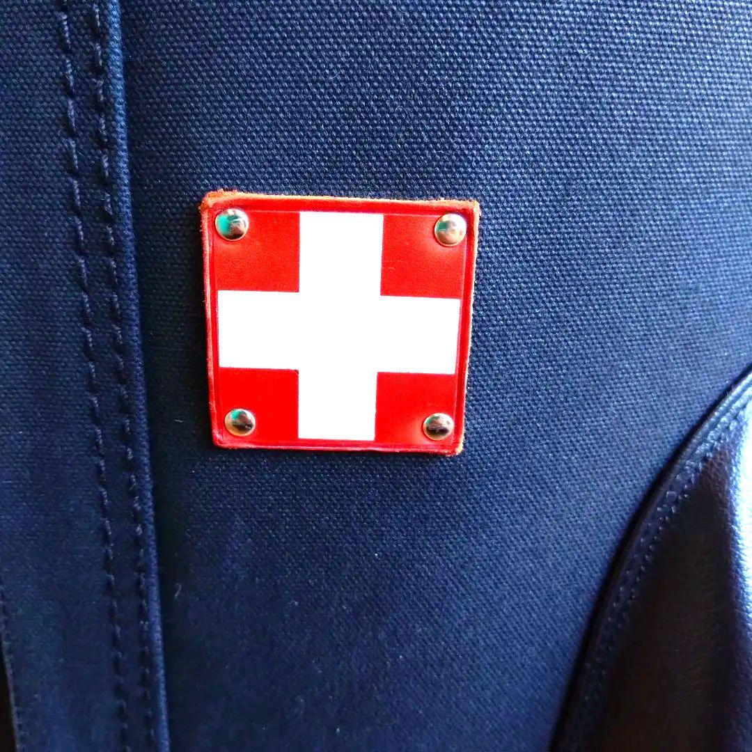 木の庄帆布　クロスハンドル　カート　ゴルフバッグ ブラック/レッド