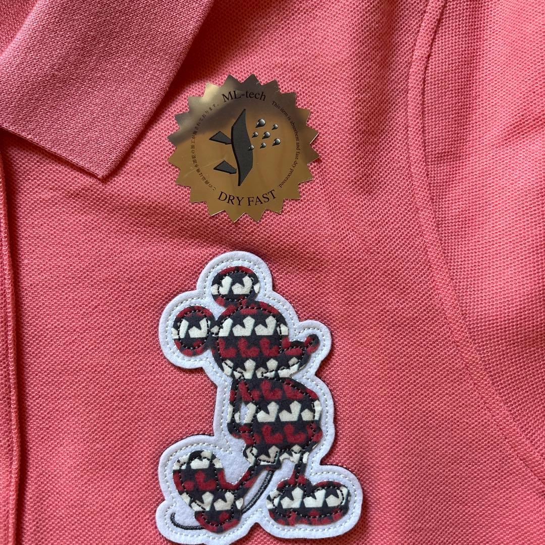 MARK & LONA ピンク ポロシャツ 半袖