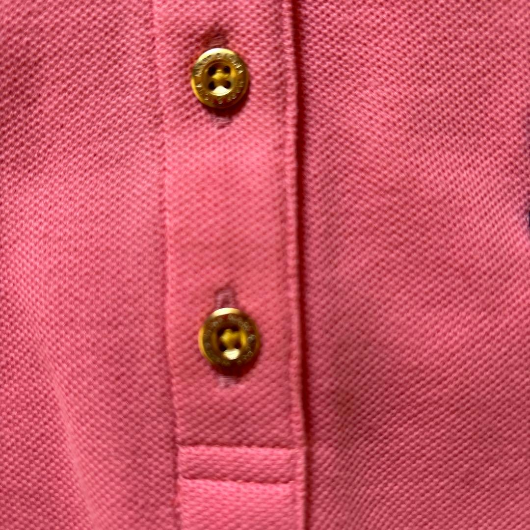 MARK & LONA ピンク ポロシャツ 半袖