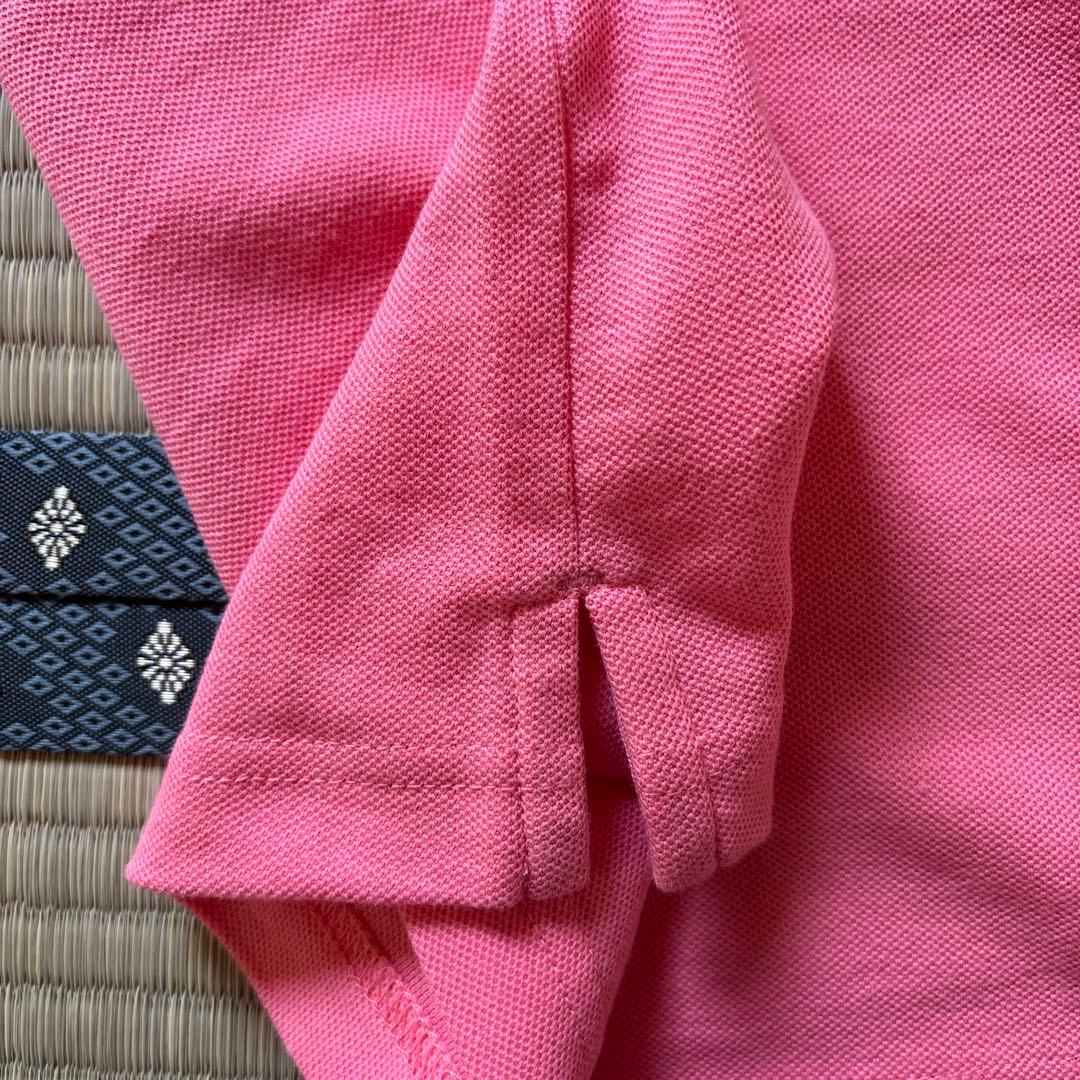 MARK & LONA ピンク ポロシャツ 半袖