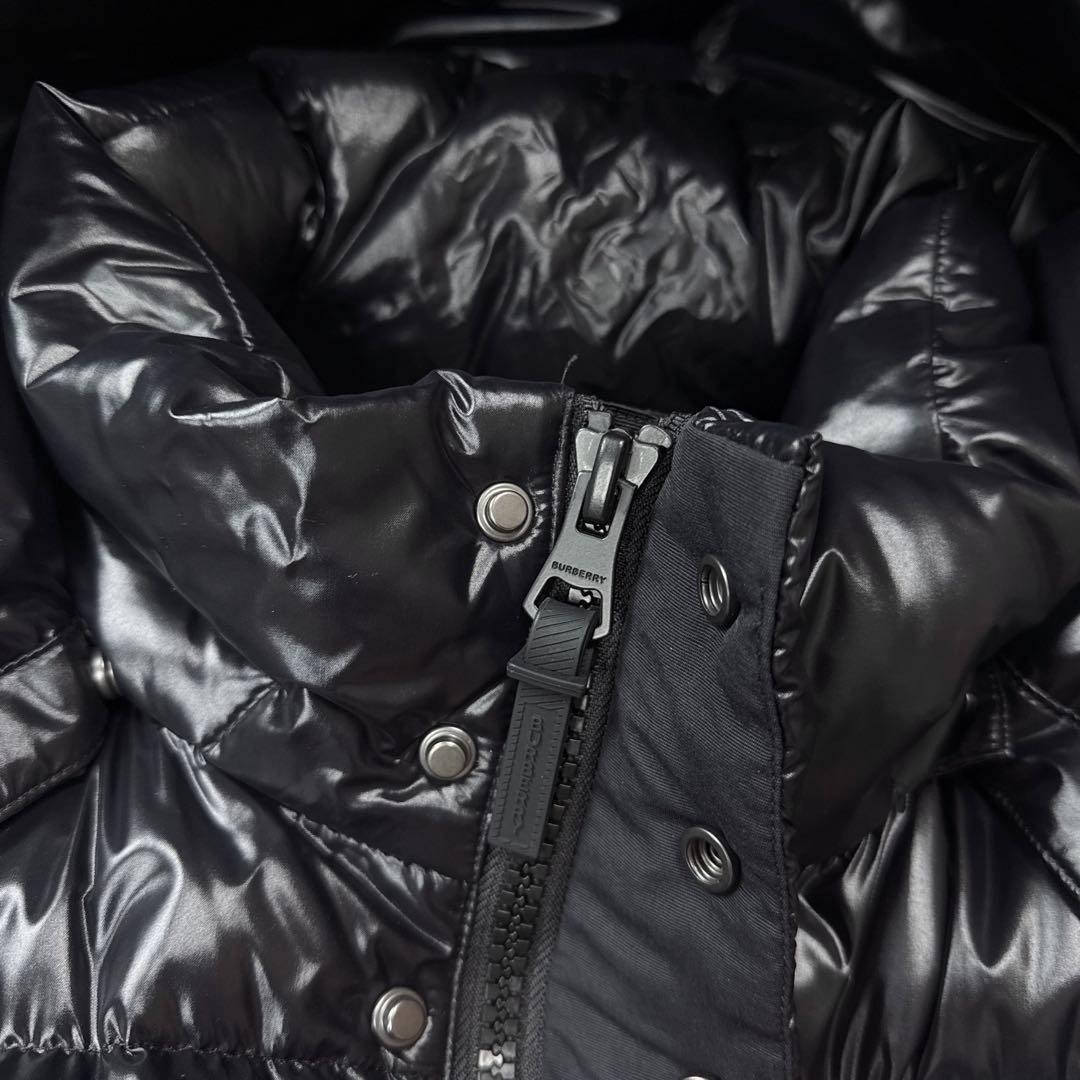 美品 バーバリー 現行 ダウンジャケット ホースフェリー ブラック Lサイズ