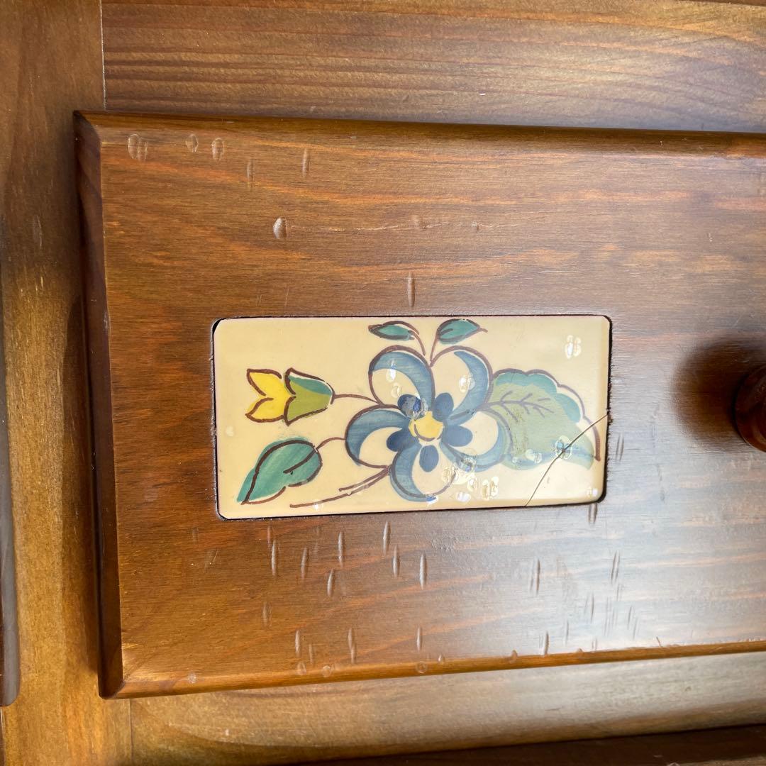 スペイン製木製キャビネット(送料8600円込)⭐️4日まで出品⭐️