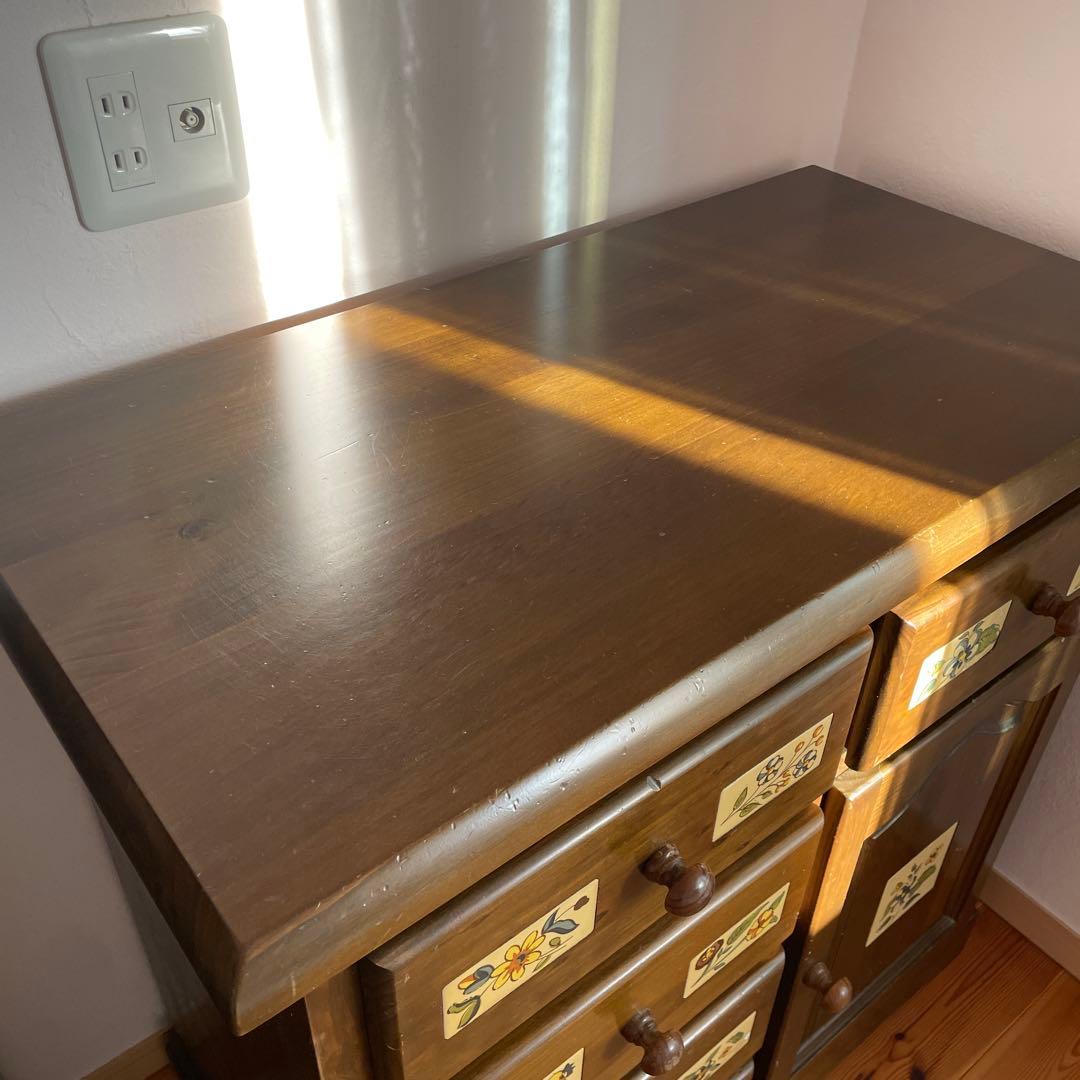 スペイン製木製キャビネット(送料8600円込)⭐️4日まで出品⭐️