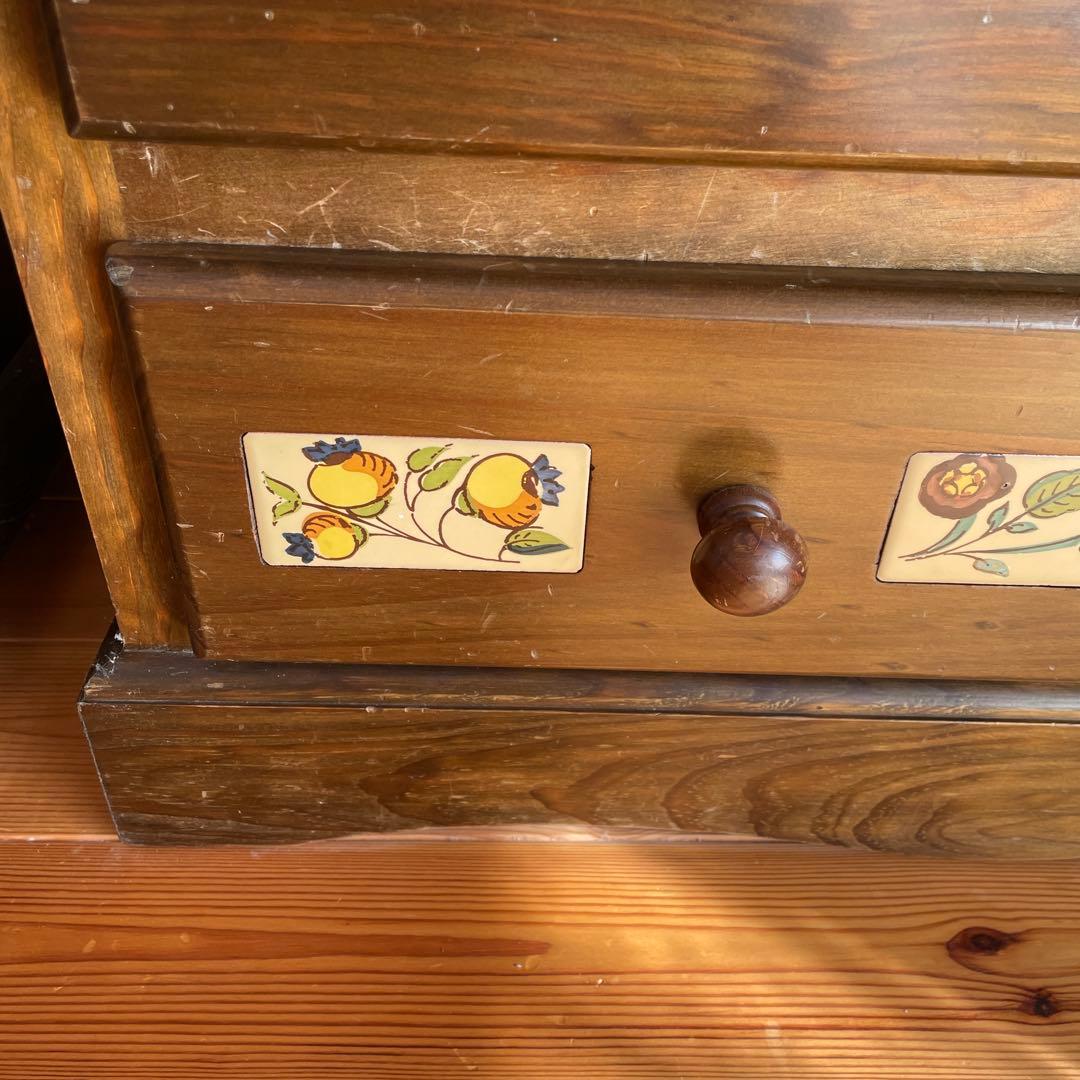 スペイン製木製キャビネット(送料8600円込)⭐️4日まで出品⭐️