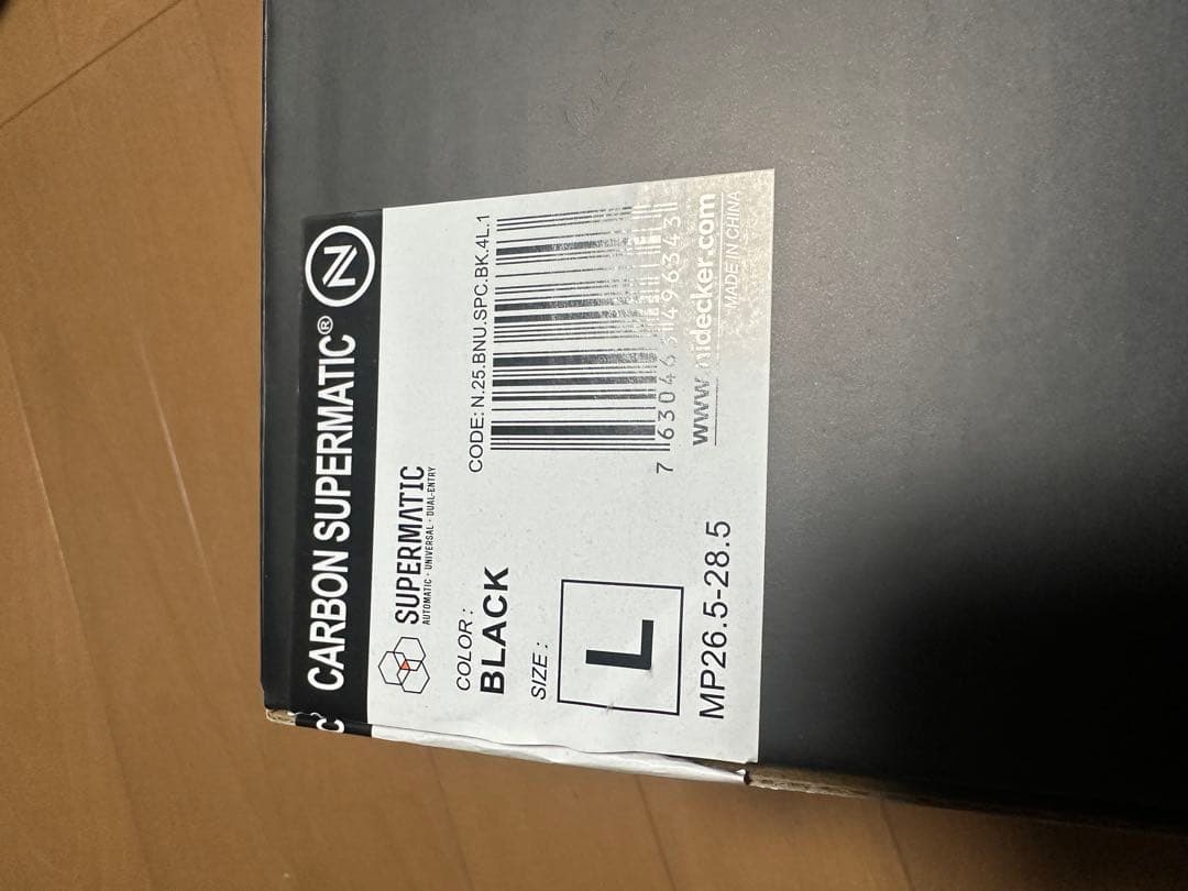 NIDECKER Supermatic Carbon ブラック