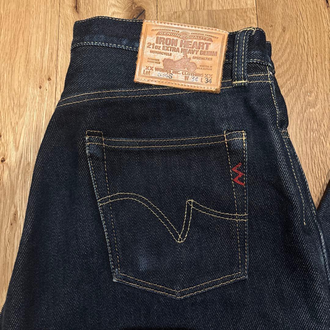 IRON HEART 634S W34 L34 デニムパンツ