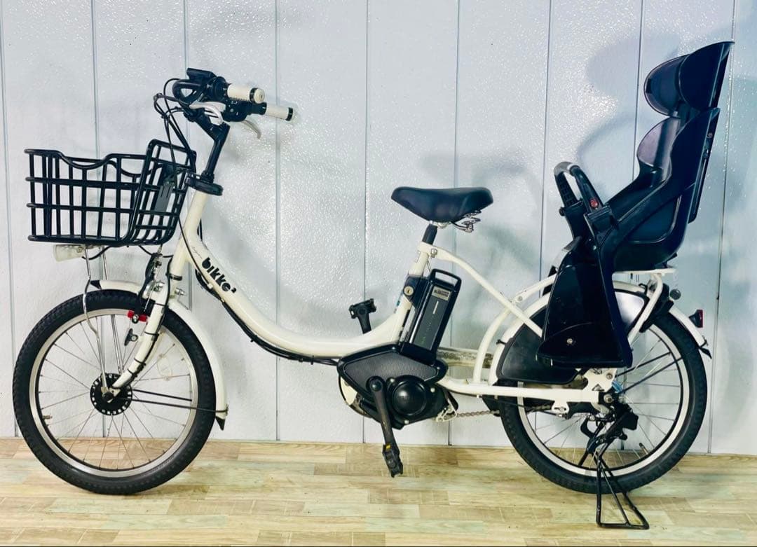 2952ブリヂストン8.7アンペア20インチ子供乗せ　電動アシスト自転車