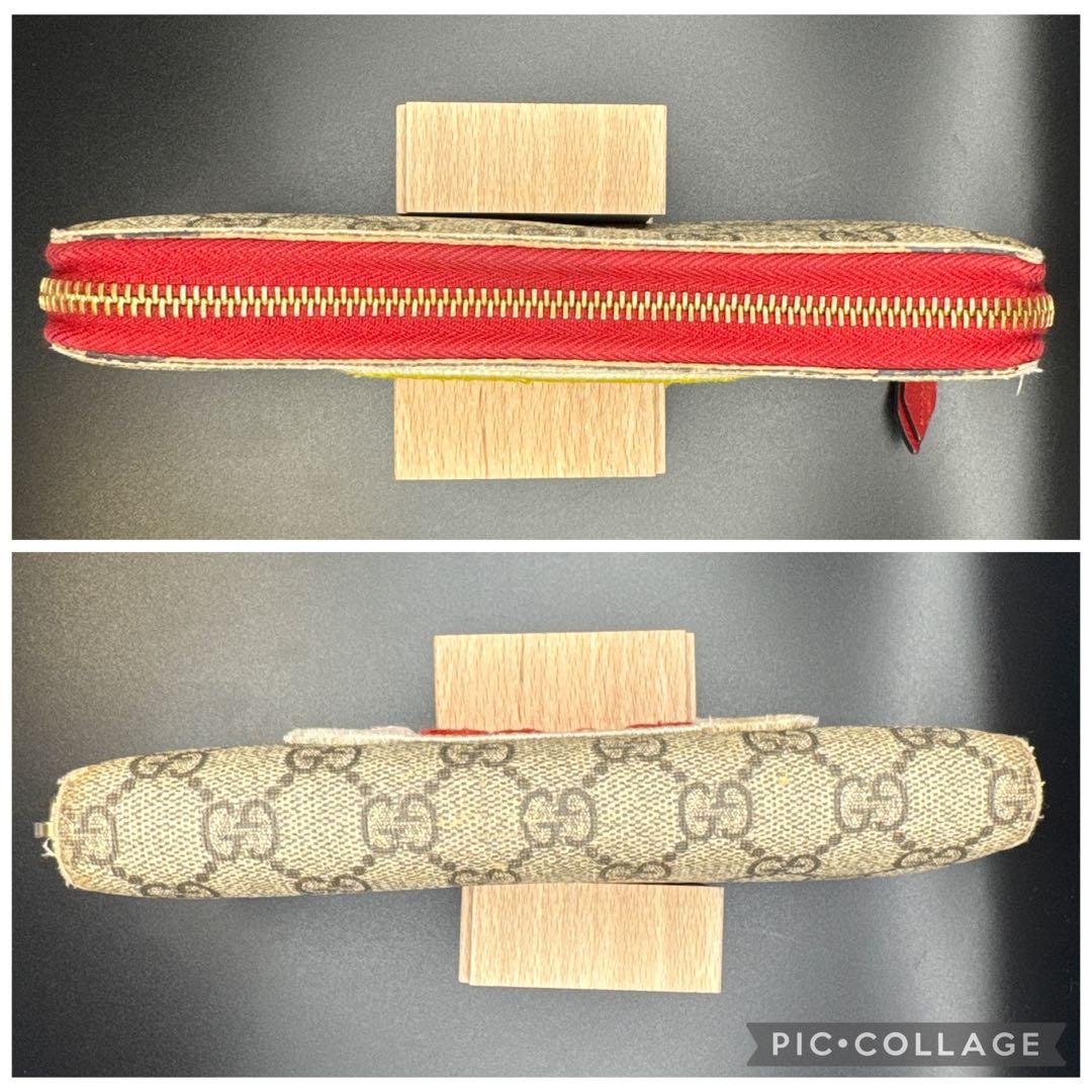 希少　グッチ GUCCI レインボー＆LOVE GGスプリーム GG柄 長財布