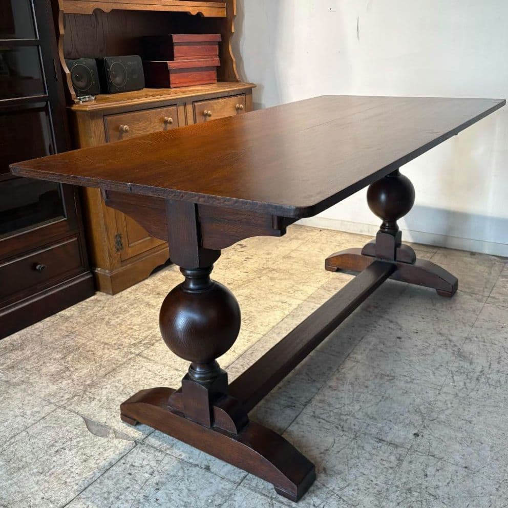 M○Ichiko様専用送料込イギリス バルボスレッグダイニングテーブル