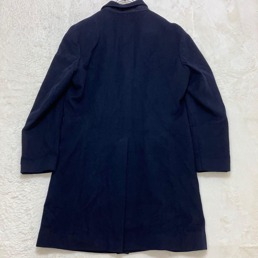 ブラックレーベルクレストブリッジ ノボチェック ウール チェスターコート L