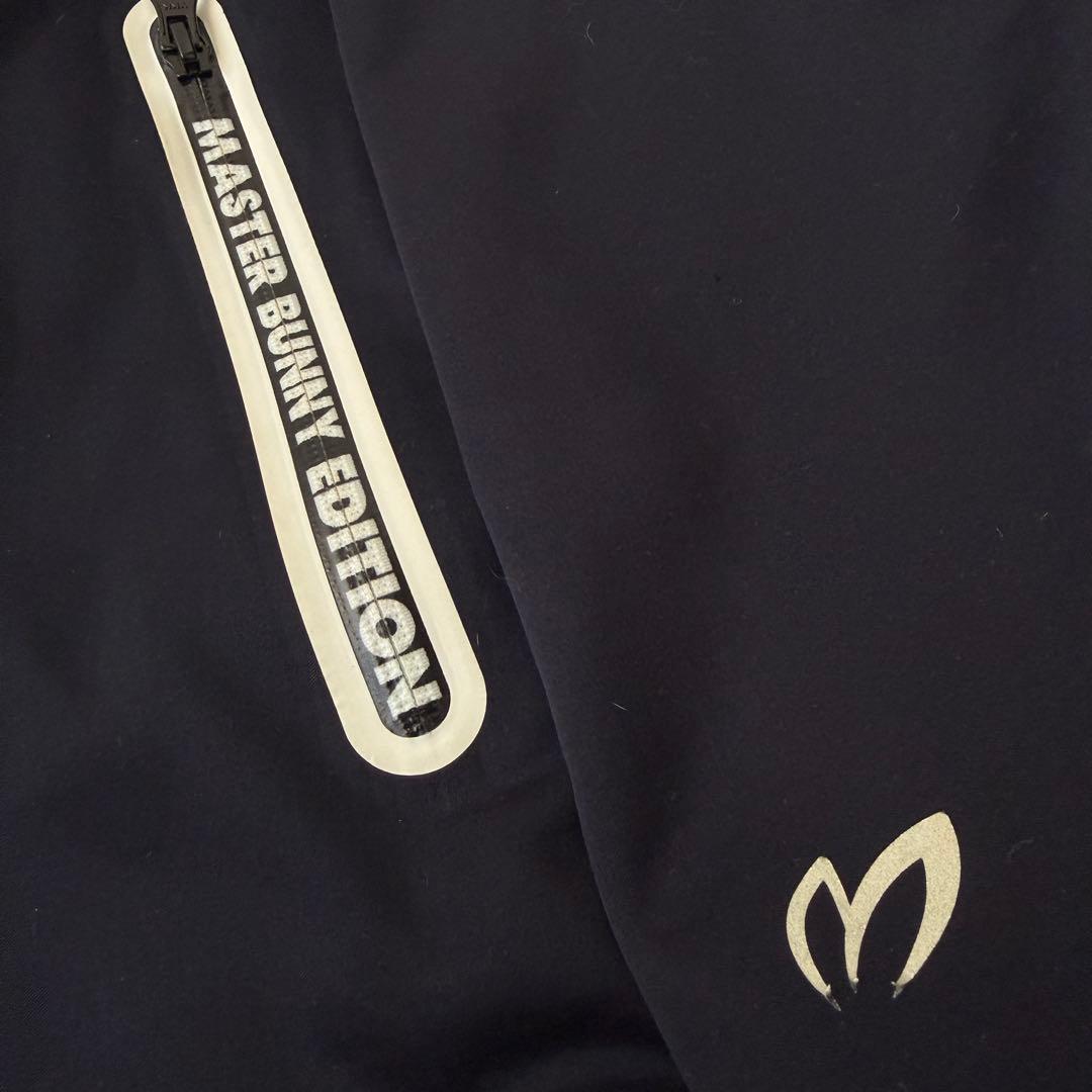 裏起毛 マスターバニー ジャケット ブルゾン M〜L相当 紺 濃紺