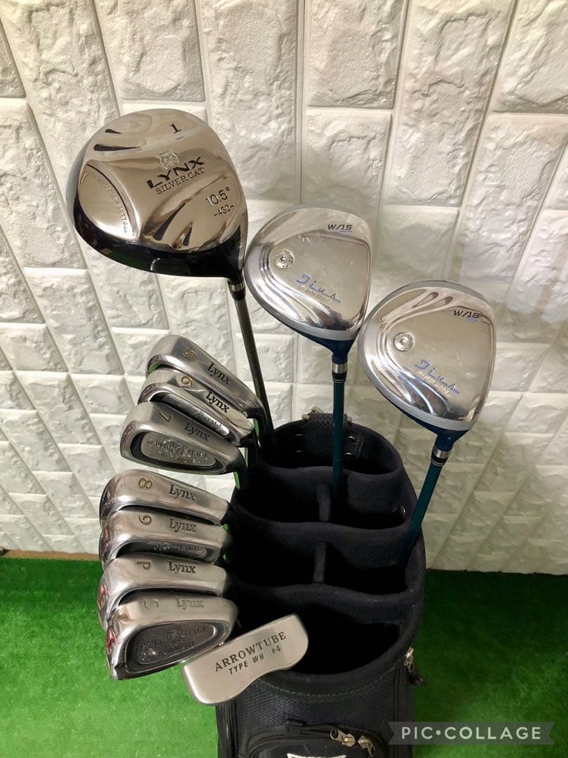 初心者おすすめ☆メンズ ゴルフクラブセット☆リンクス☆キャディバッグ付